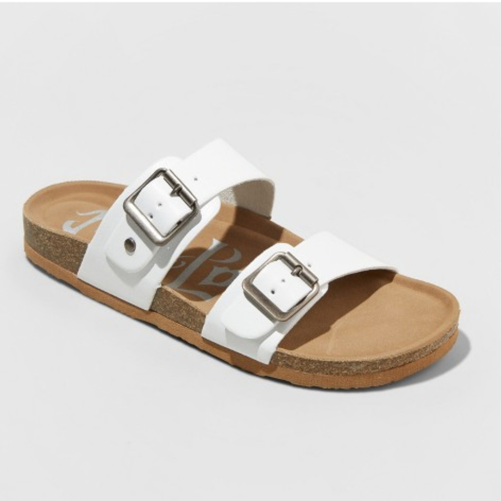 Women's Mad Love Keava Footbed Sandal White - Picture 4 of 6